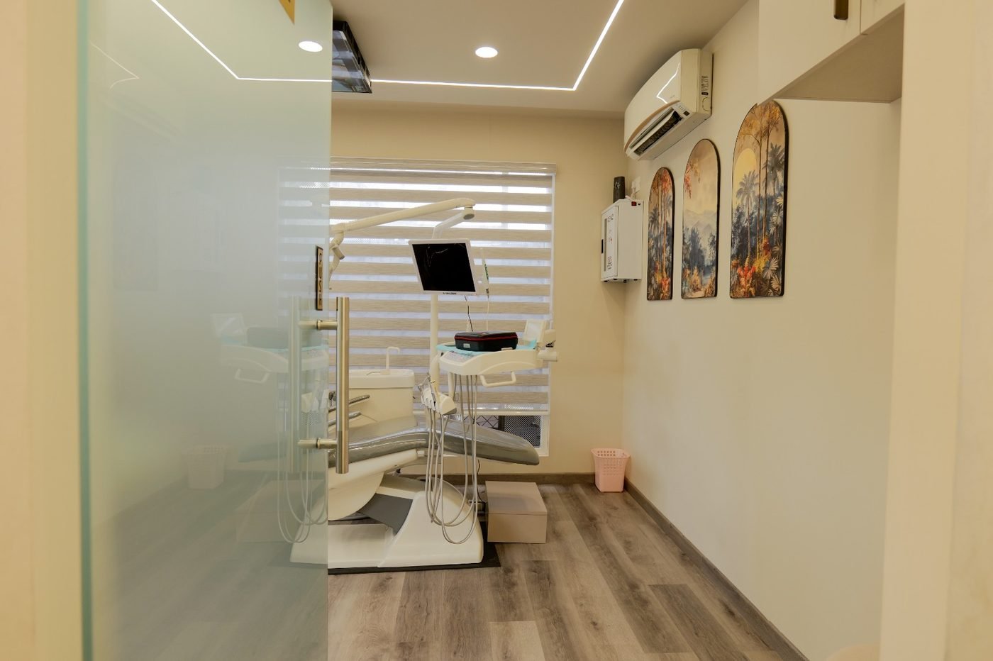Modern dental operatory suite for kids and adults at Tooth Petals Calicut